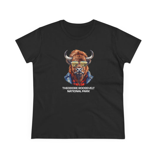 Theodore Roosevelt National Park Women's T-Shirt - Cool Bison