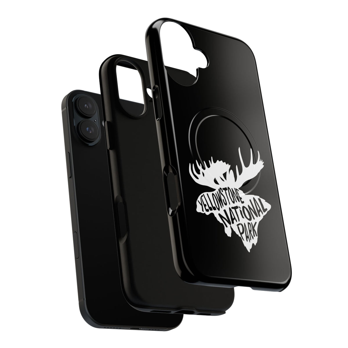 Yellowstone National Park iPhone Case with MagSafe - Moose Design