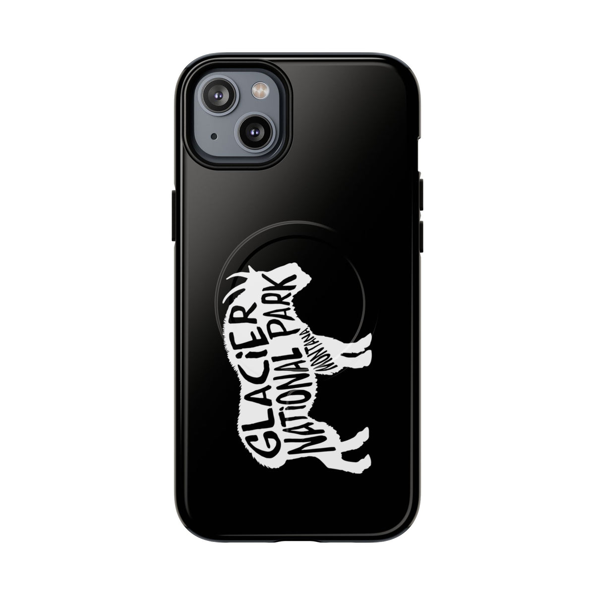 Glacier National Park iPhone Case with MagSafe - Mountain Goat Design