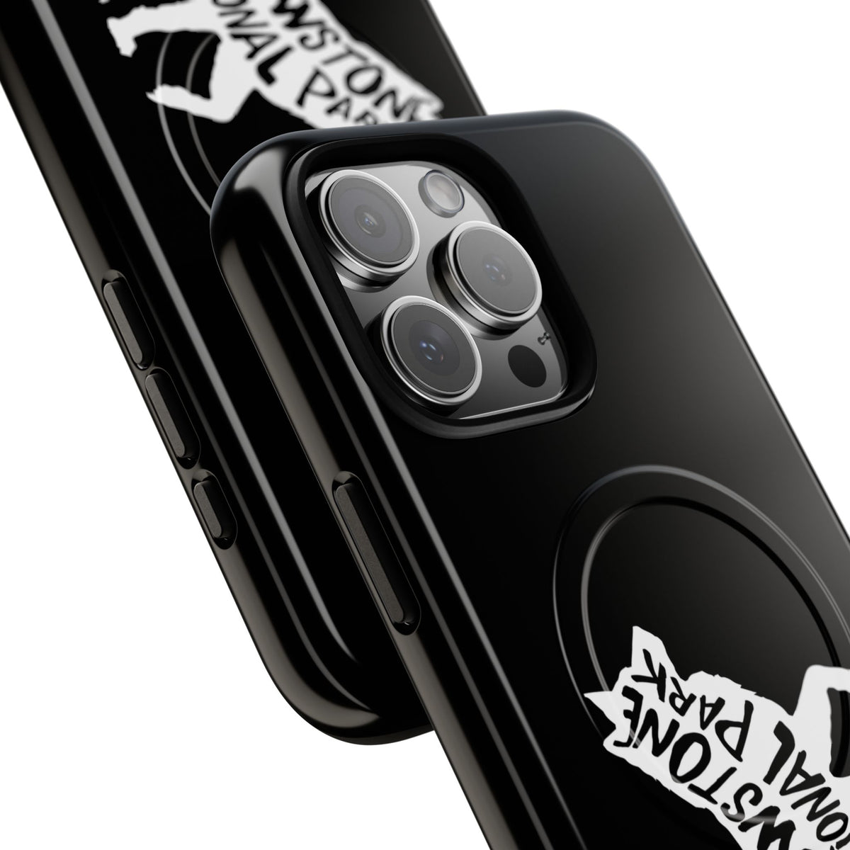 Yellowstone National Park iPhone Case with MagSafe - Wolf Design