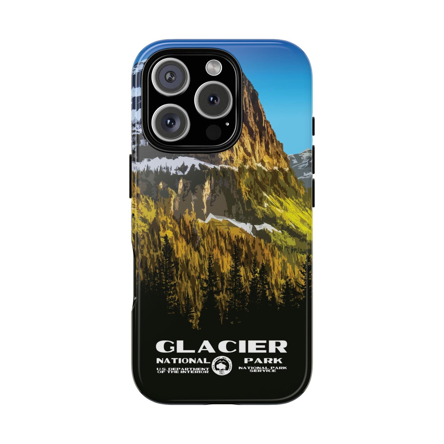 Glacier National Park Phone Case - WPA Style