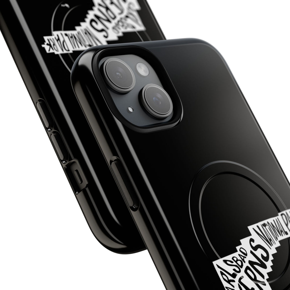 Carlsbad Caverns National Park iPhone Case with MagSafe - Map Design