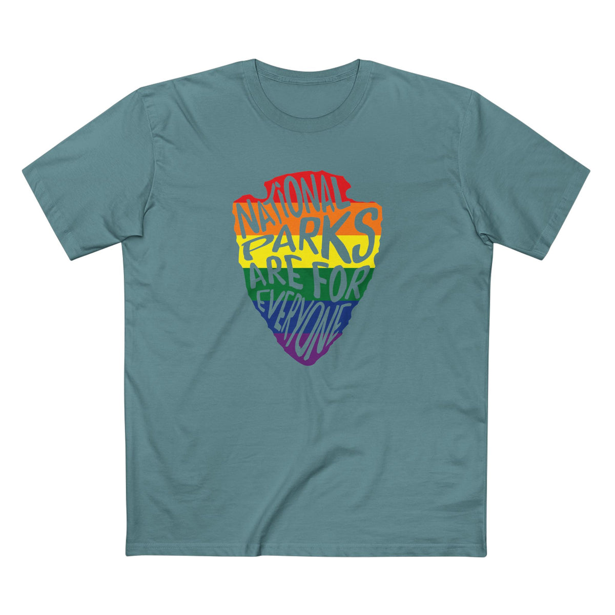 National Parks Are For Everyone T-Shirt in Slate Blue