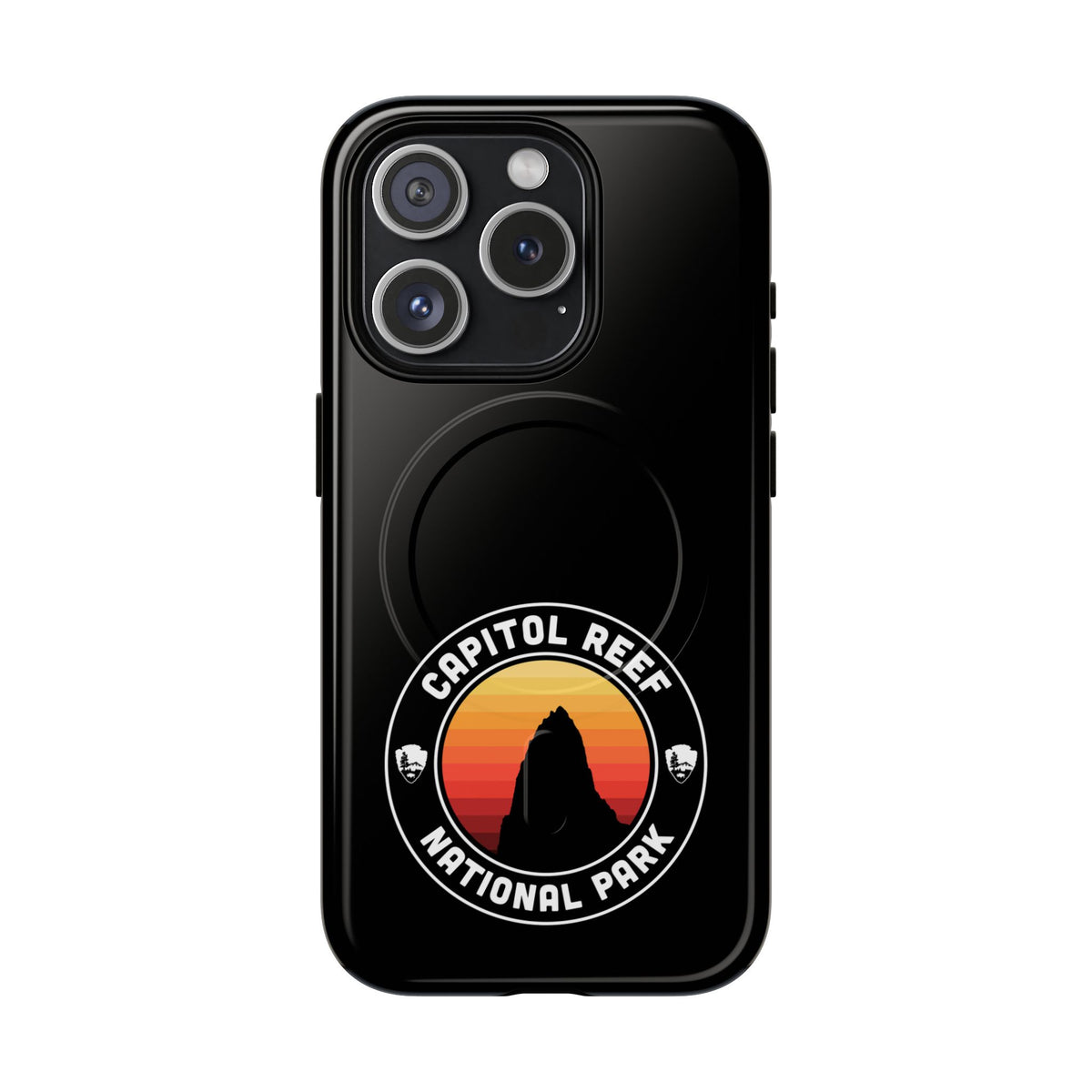 Capitol Reef National Park iPhone Case with MagSafe - Round Emblem Design