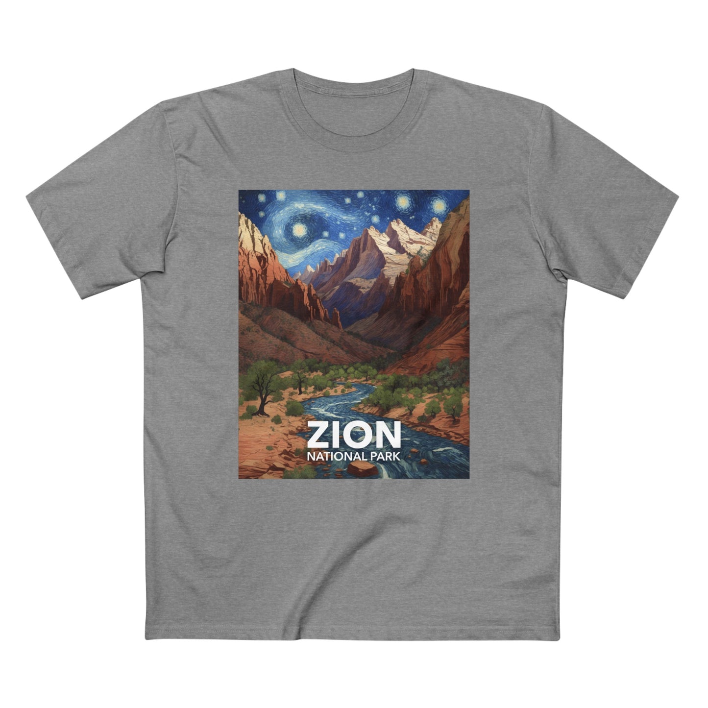 Zion National Park T-Shirt - The Starry Night