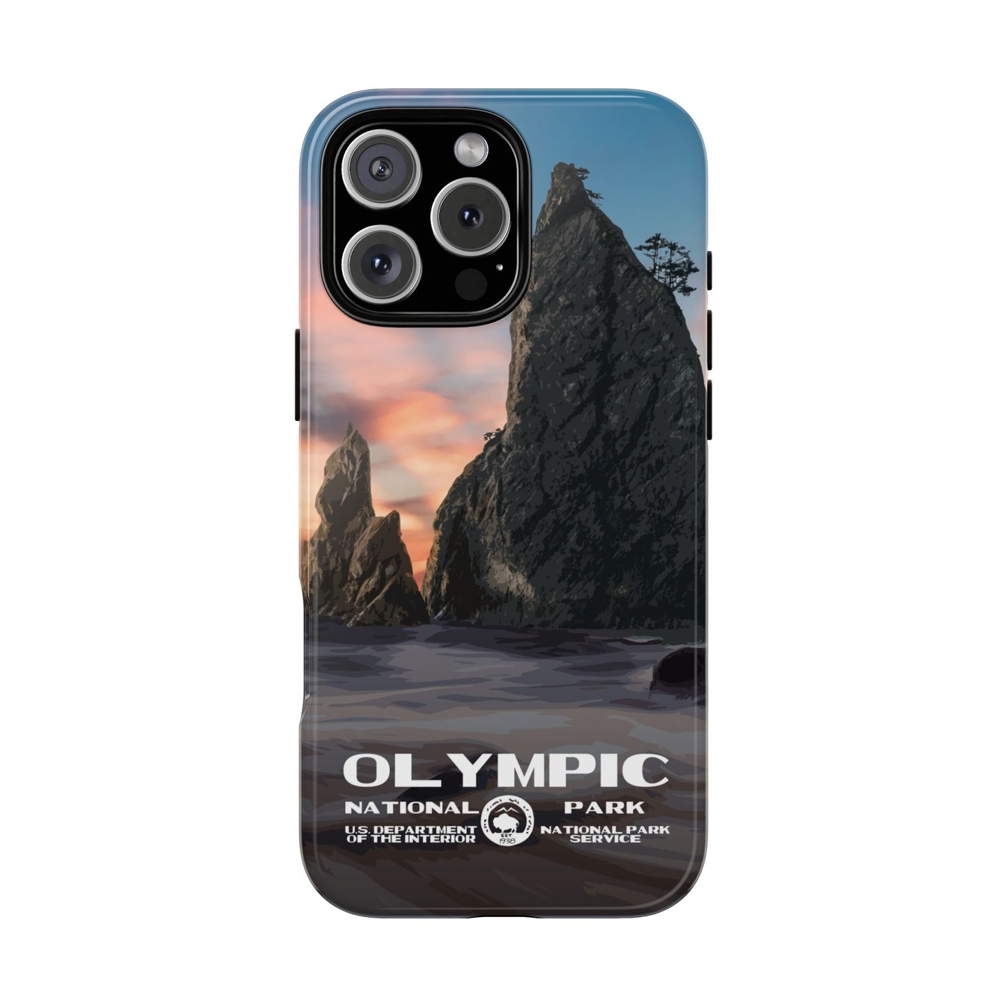 Olympic National Park Phone Case - WPA Style