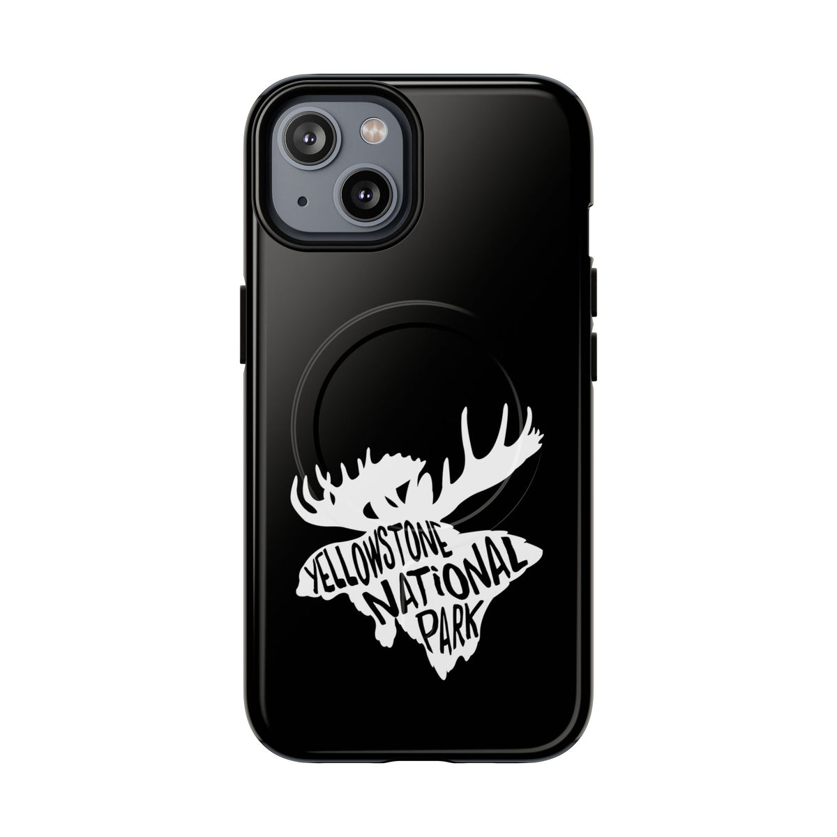 Yellowstone National Park iPhone Case with MagSafe - Moose Design