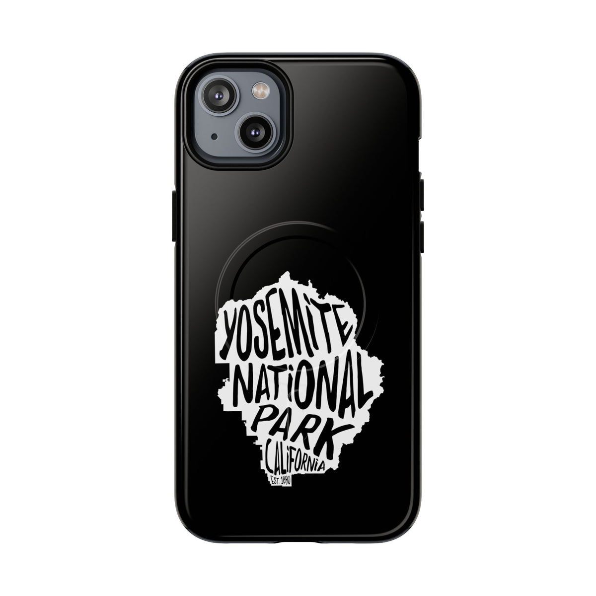 Yosemite National Park iPhone Case with MagSafe - Map Design