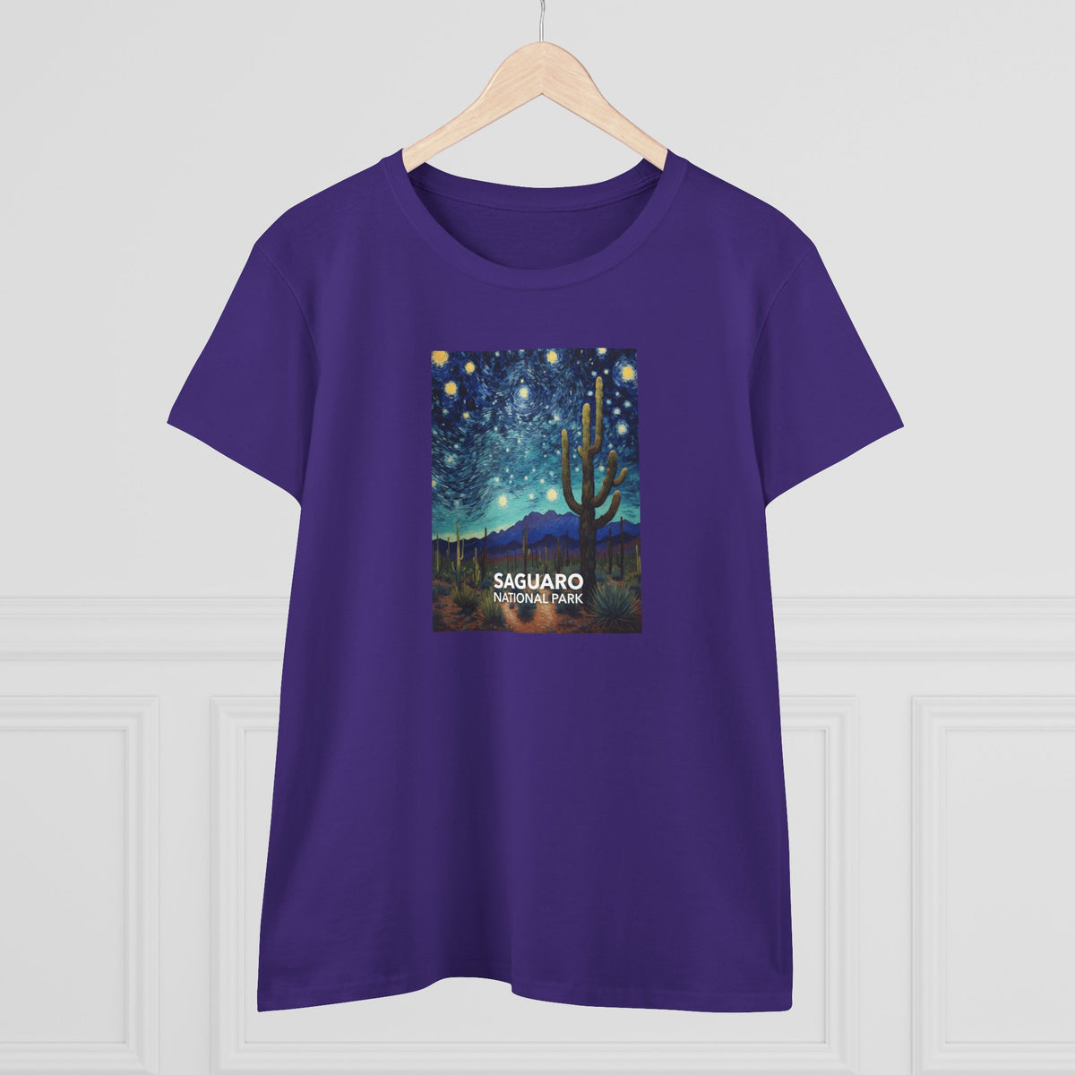 Saguaro National Park Women's T-Shirt - Starry Night