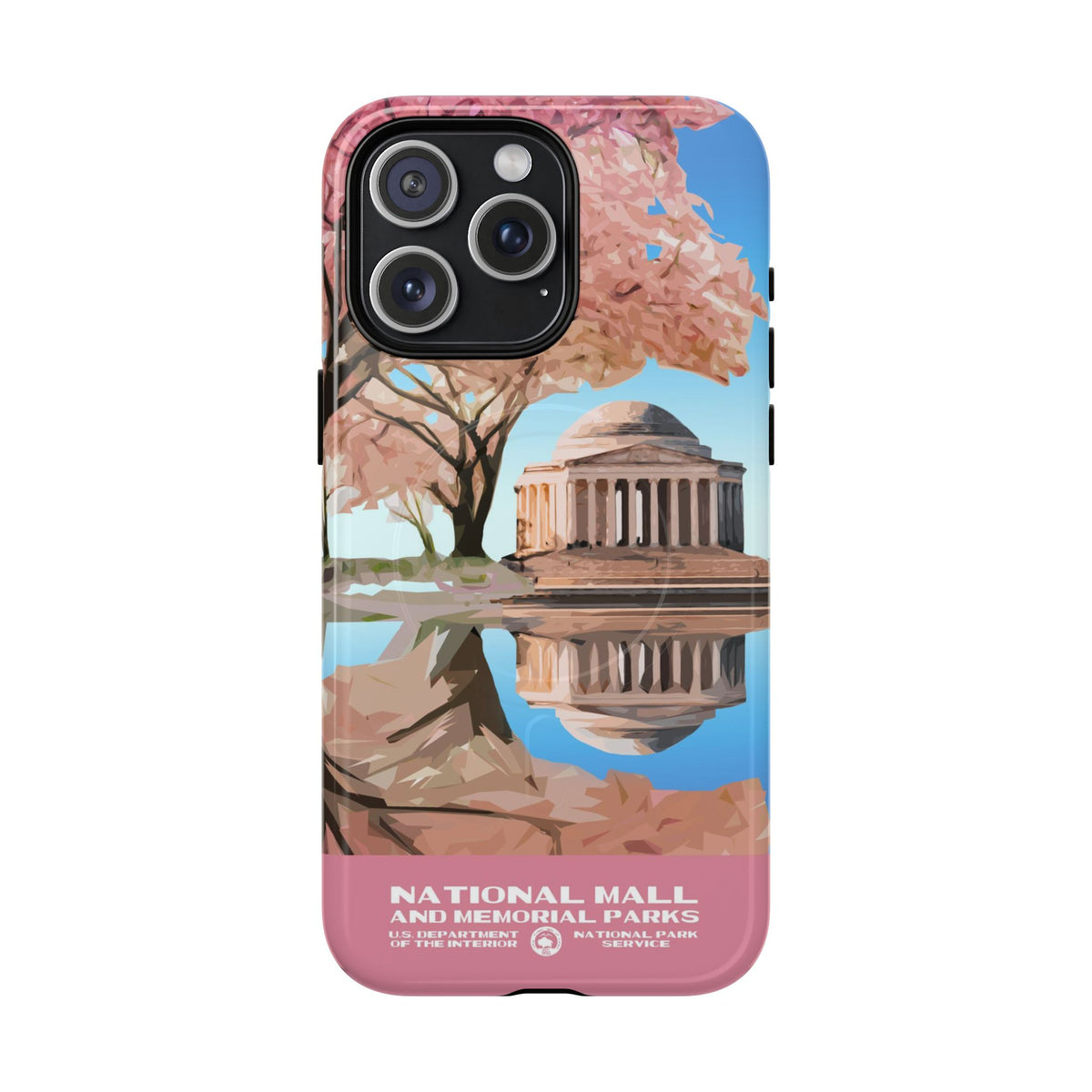 National Mall Washington DC iPhone Case with MagSafe - WPA Design