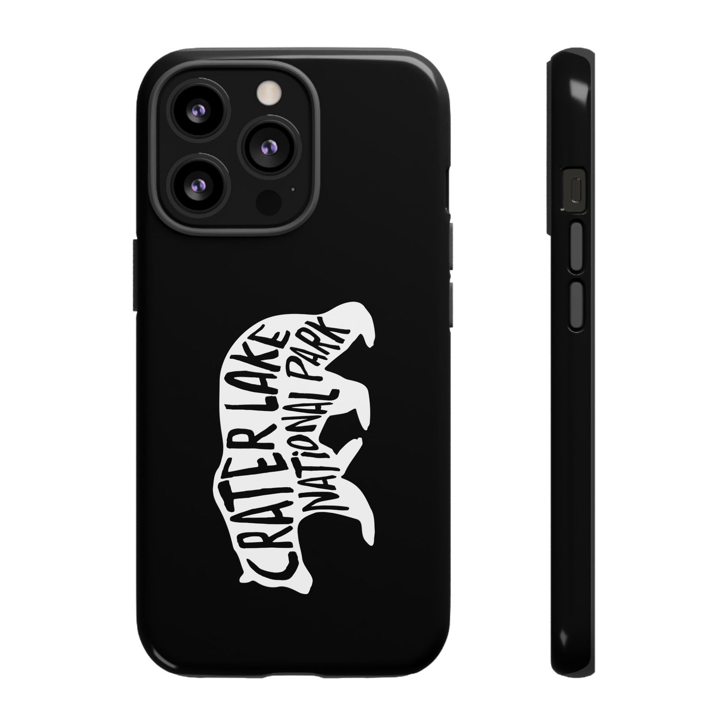 Crater Lake National Park Phone Case - Black Bear Design