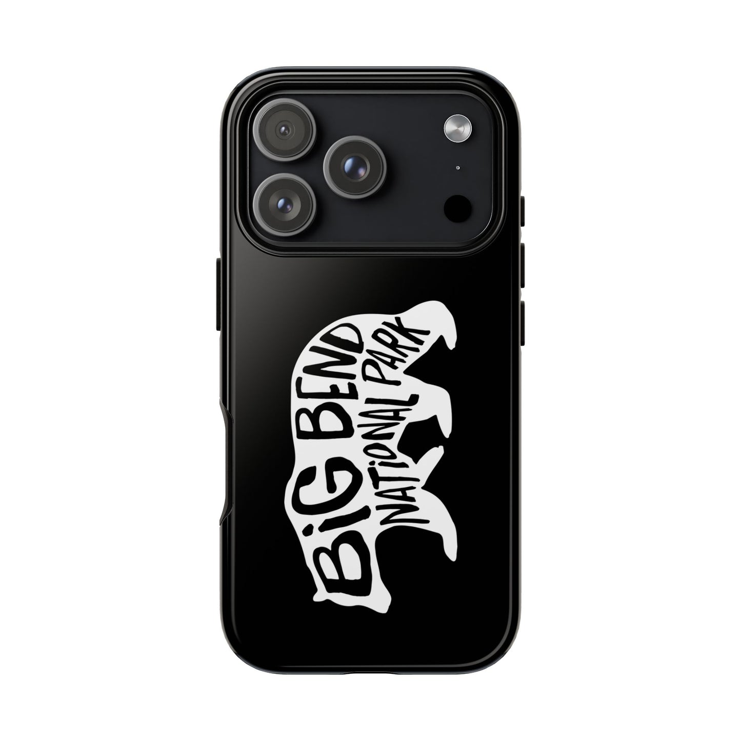 Big Bend National Park Phone Case - Black Bear Design