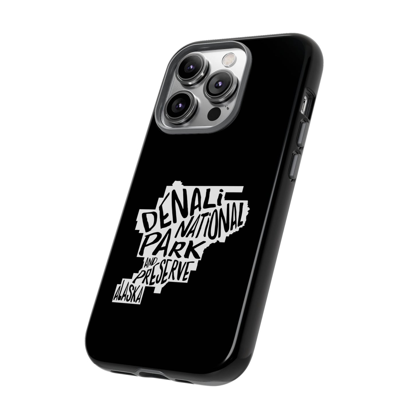 Denali National Park Phone Case - Map Design