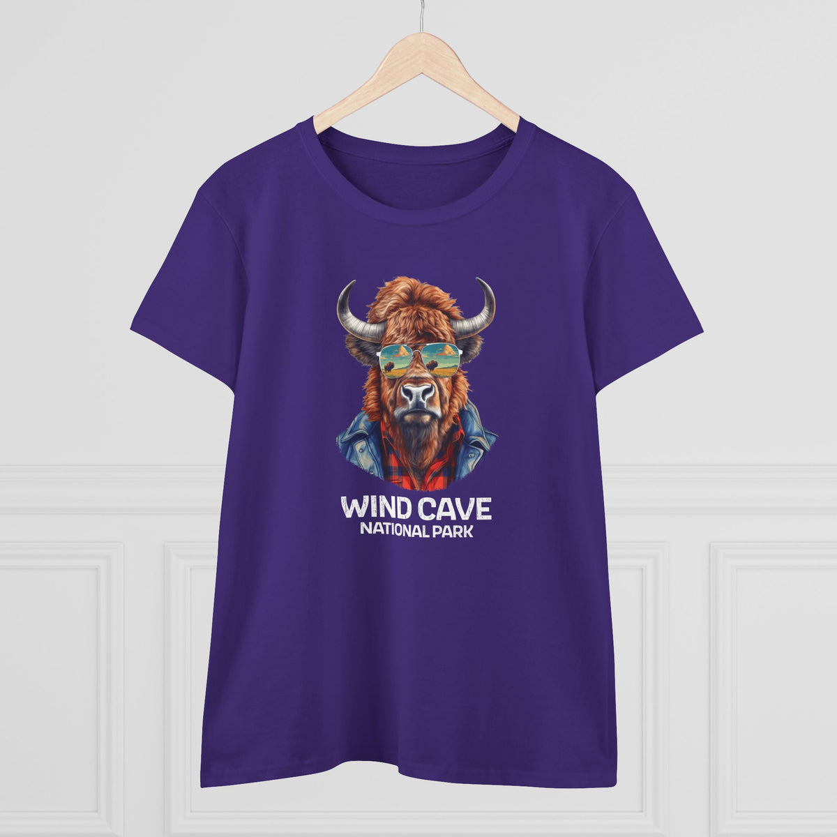 Wind Cave National Park Women's T-Shirt - Cool Bison
