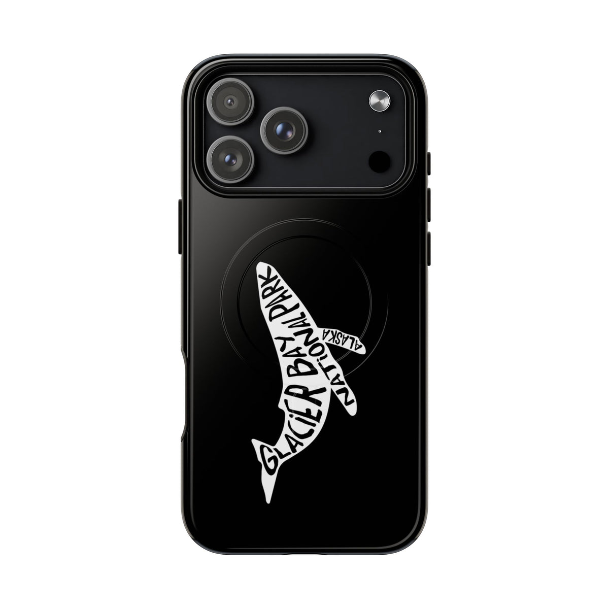 Glacier Bay National Park iPhone Case with MagSafe - Humpback Whale Design