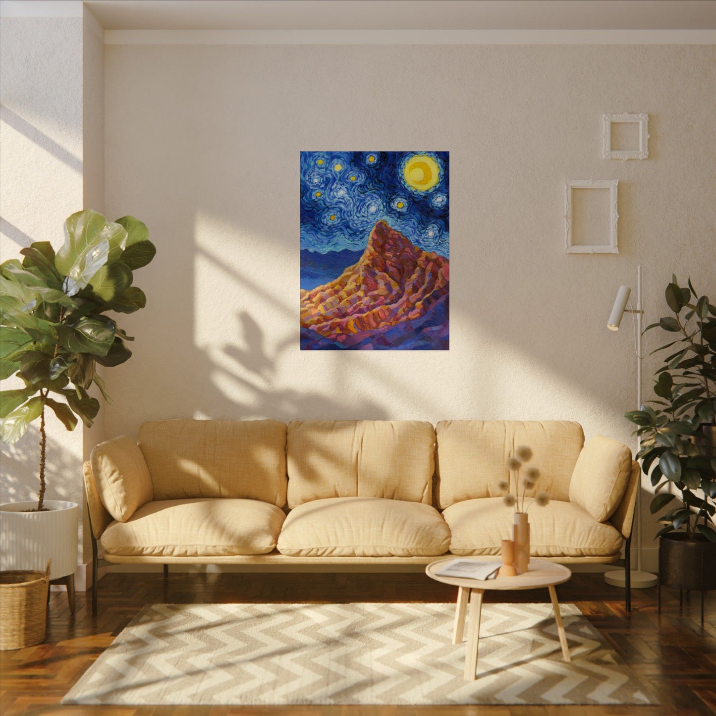 Death Valley National Park Park Starry Night Poster - Premium Textured Paper