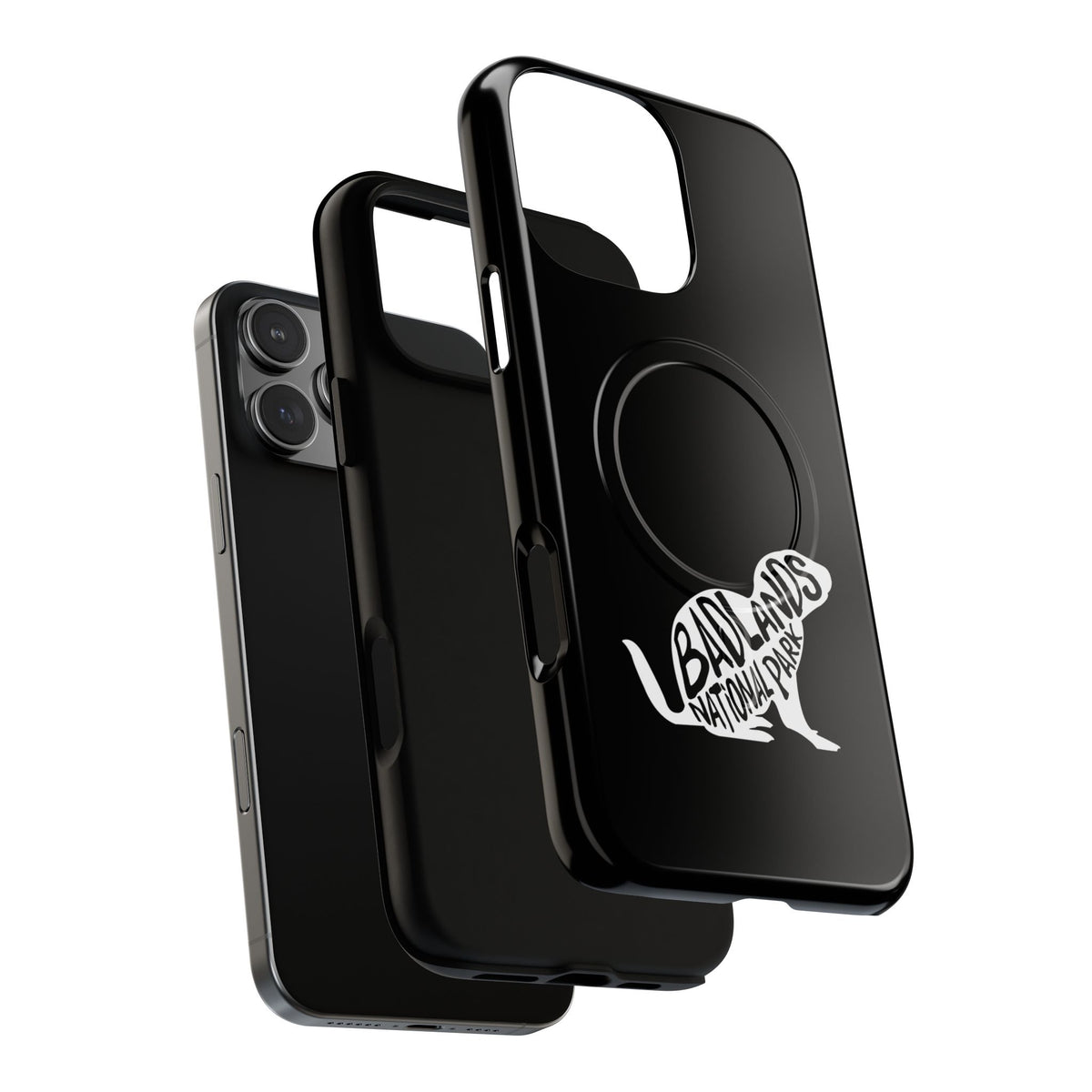 Badlands National Park iPhone Case with MagSafe - Prairie Dog Design