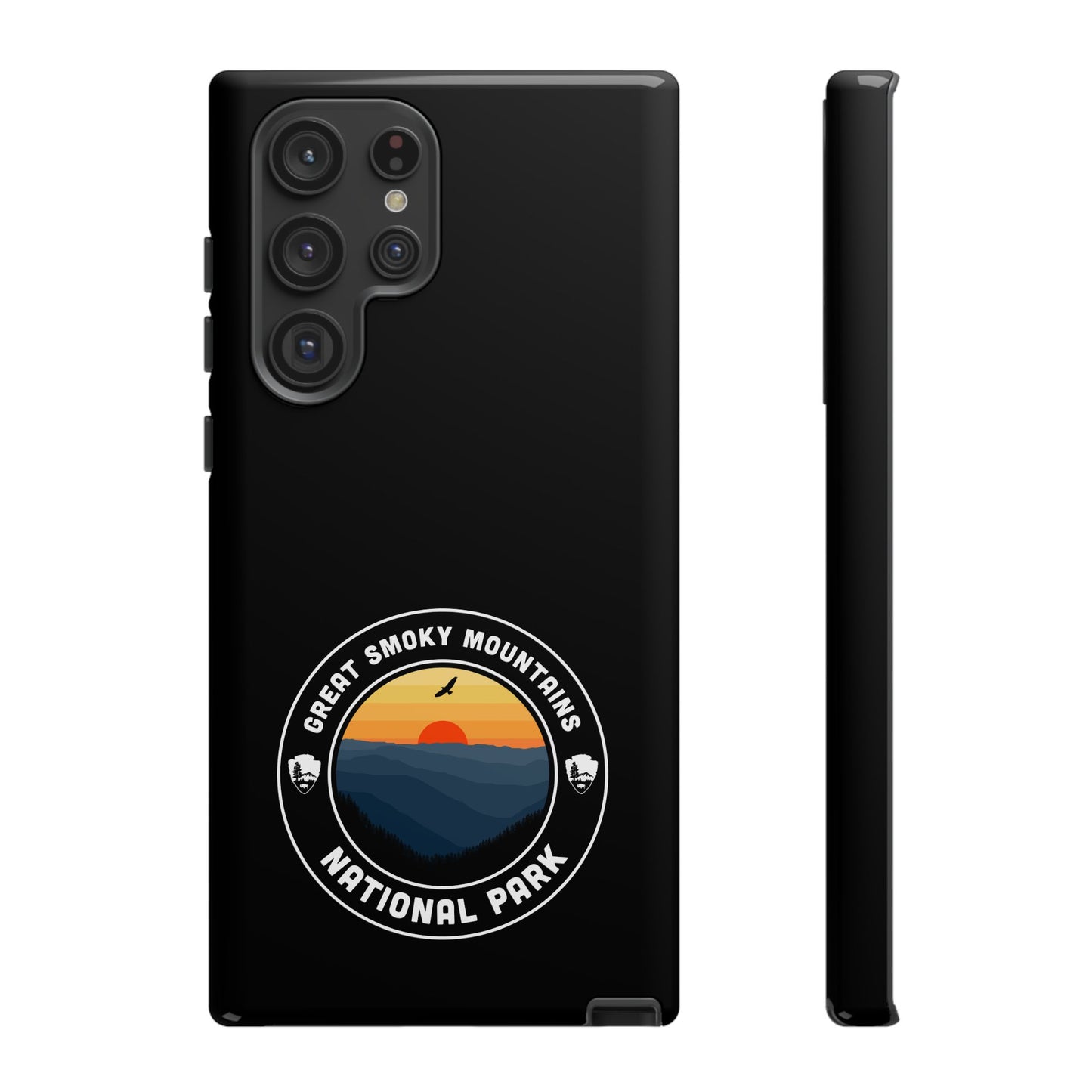 Great Smoky Mountains National Park Phone Case - Round Emblem Design