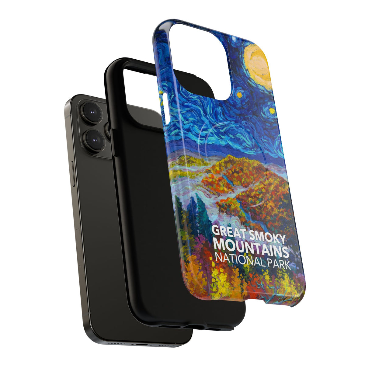 Great Smoky Mountains National Park iPhone Case with MagSafe - Starry Night