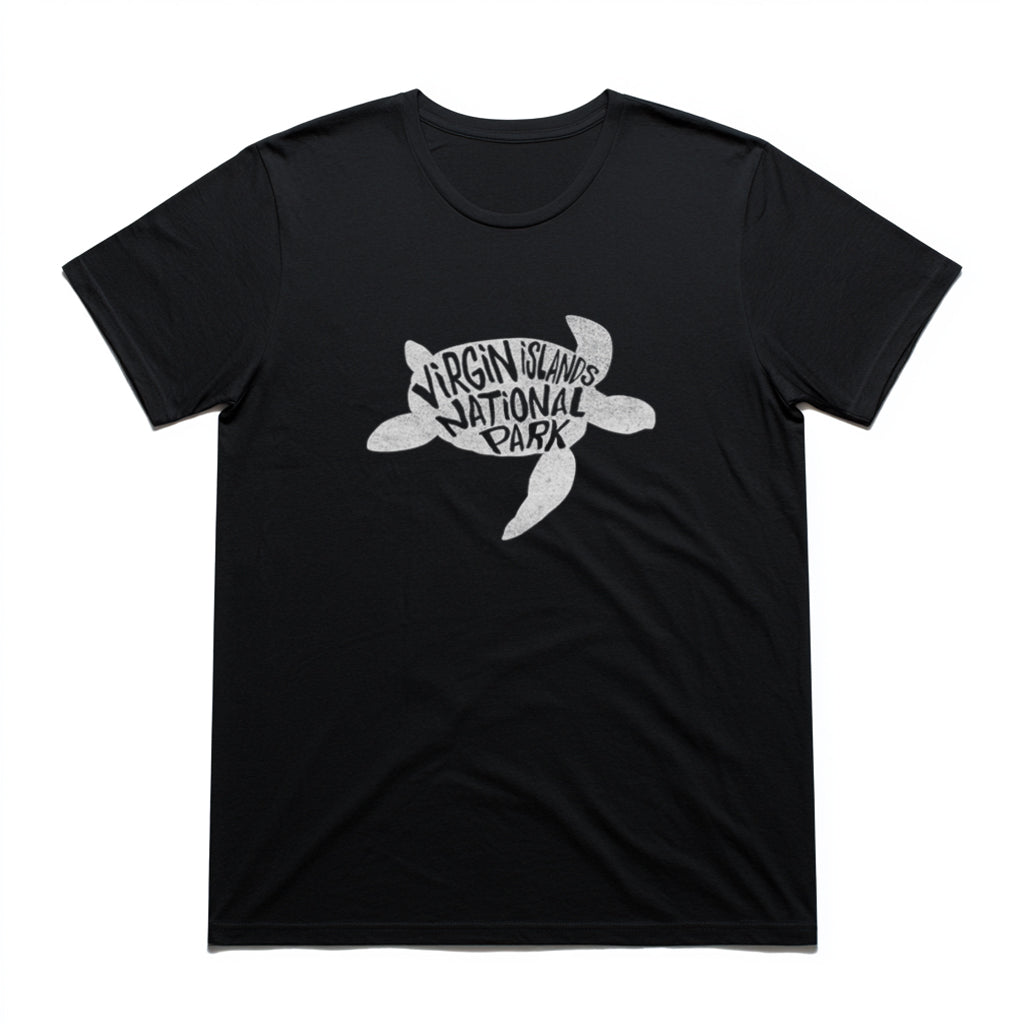 Virgin Islands National Park T-Shirt - Turtle in Black