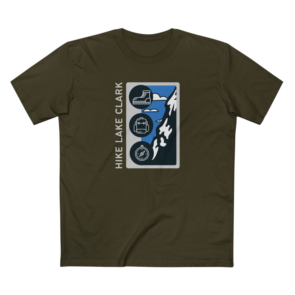 Lake Clark National Park T-Shirt - Hike Lake Clark in Army