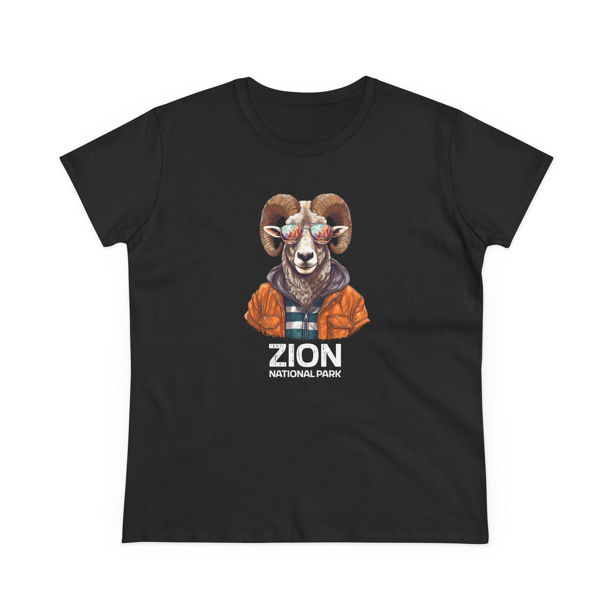 Zion National Park Women's T-Shirt - Cool Bighorn Sheep