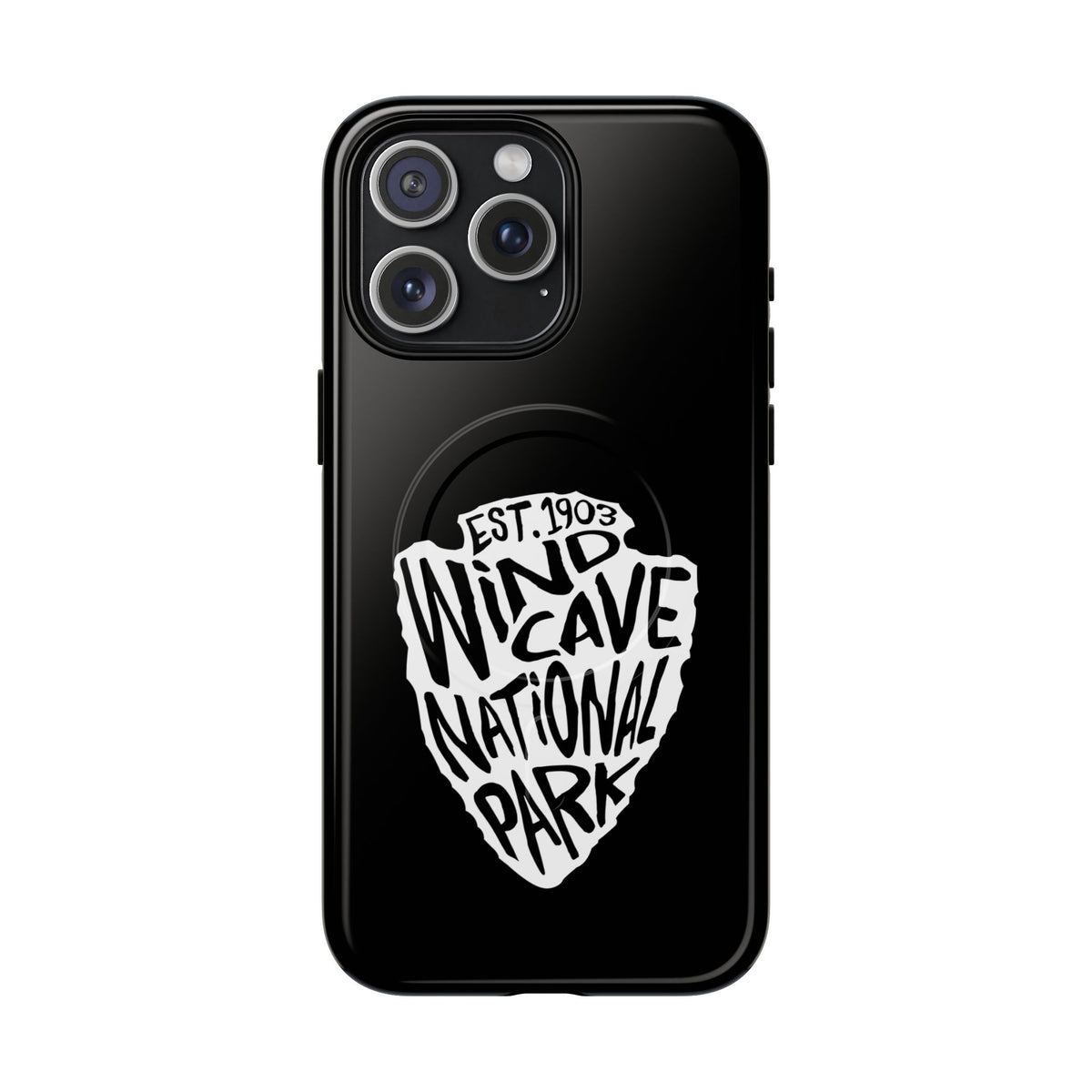 Wind Cave National Park iPhone Case with MagSafe - Arrowhead Design
