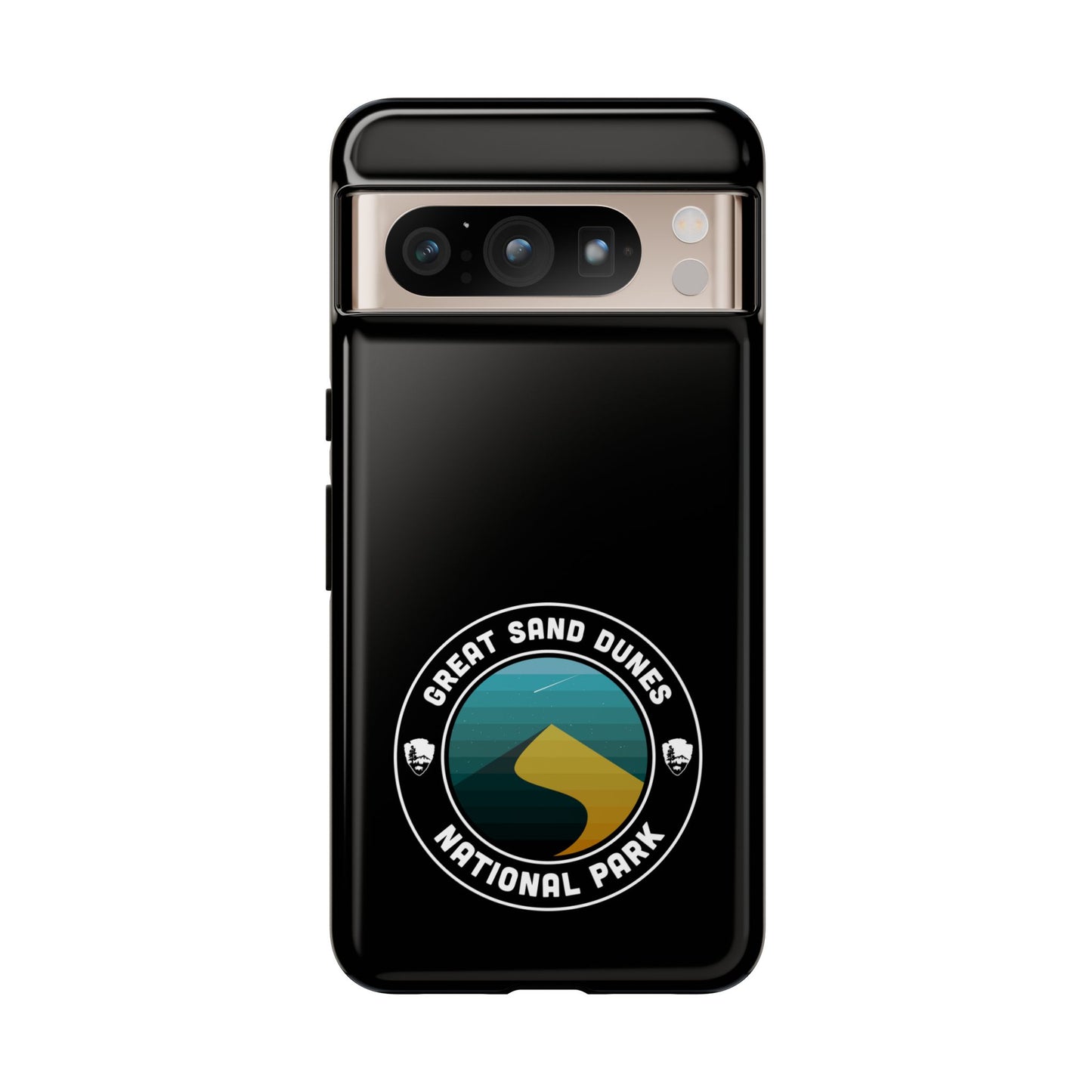 Great Sand Dunes National Park Phone Case - Round Emblem Design