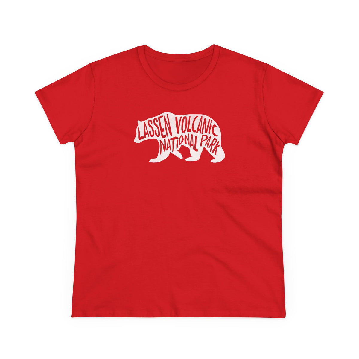 Lassen Volcanic National Park Women's T-Shirt - Black Bear
