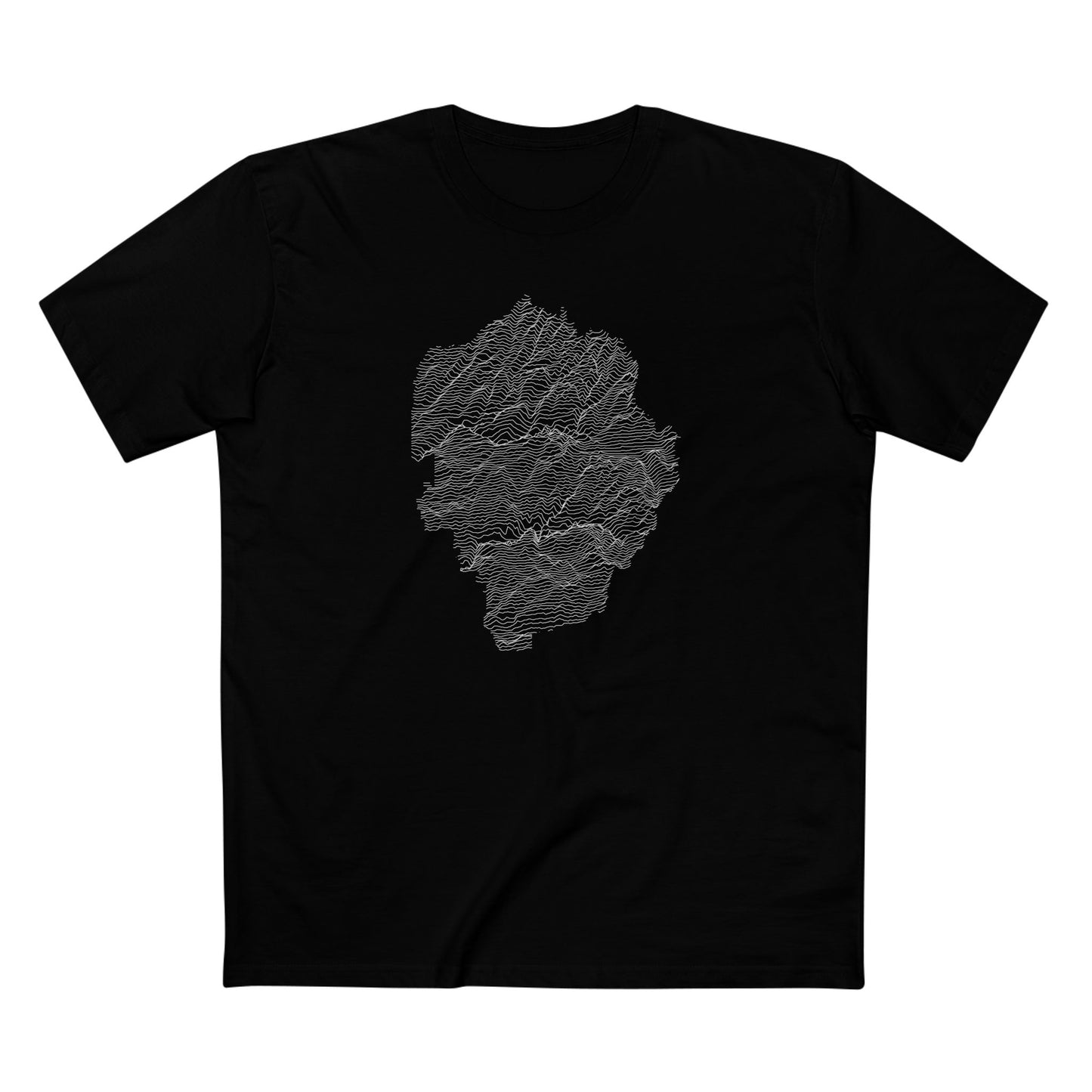 Yosemite National Park T-Shirt - Topographical Lines