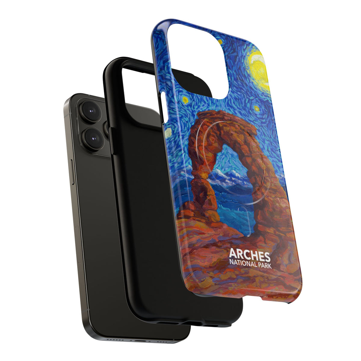 Arches National Park iPhone Case with MagSafe - Starry Night