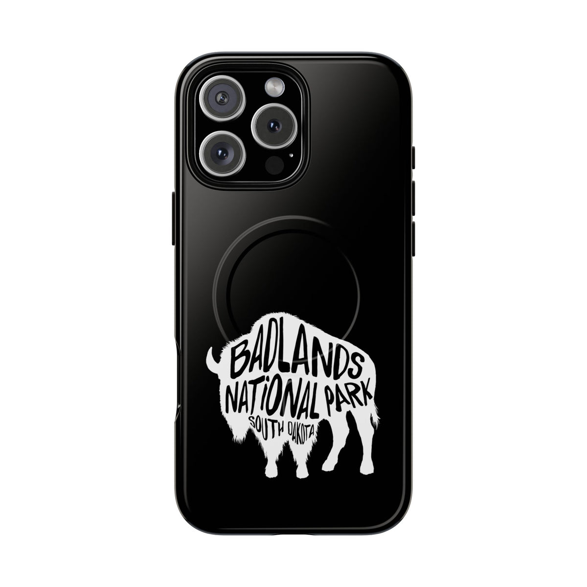 Badlands National Park iPhone Case with MagSafe - Bison Design