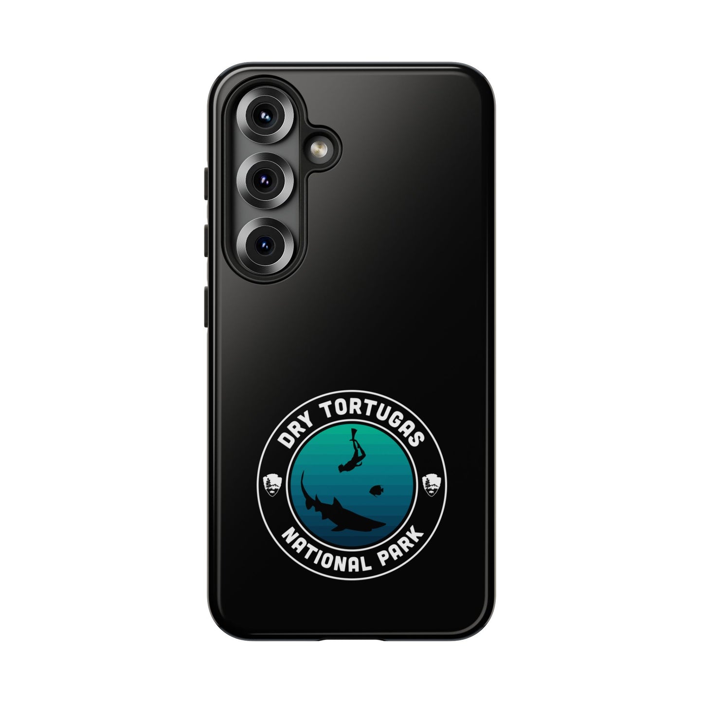 Dry Tortugas National Park Phone Case - Round Emblem Design