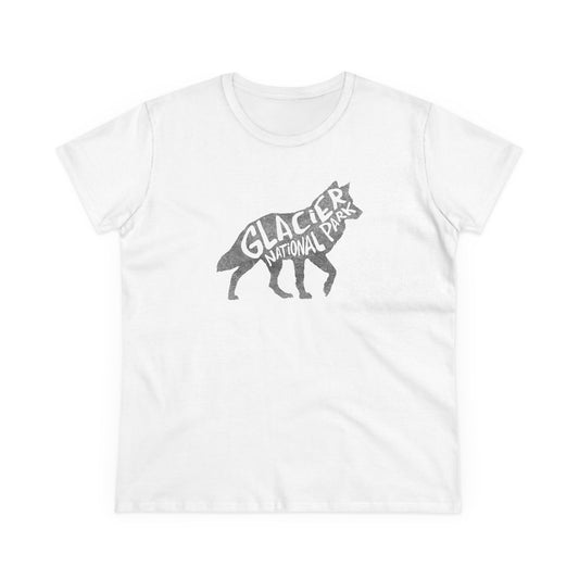 Glacier National Park Women's T-Shirt - Wolf