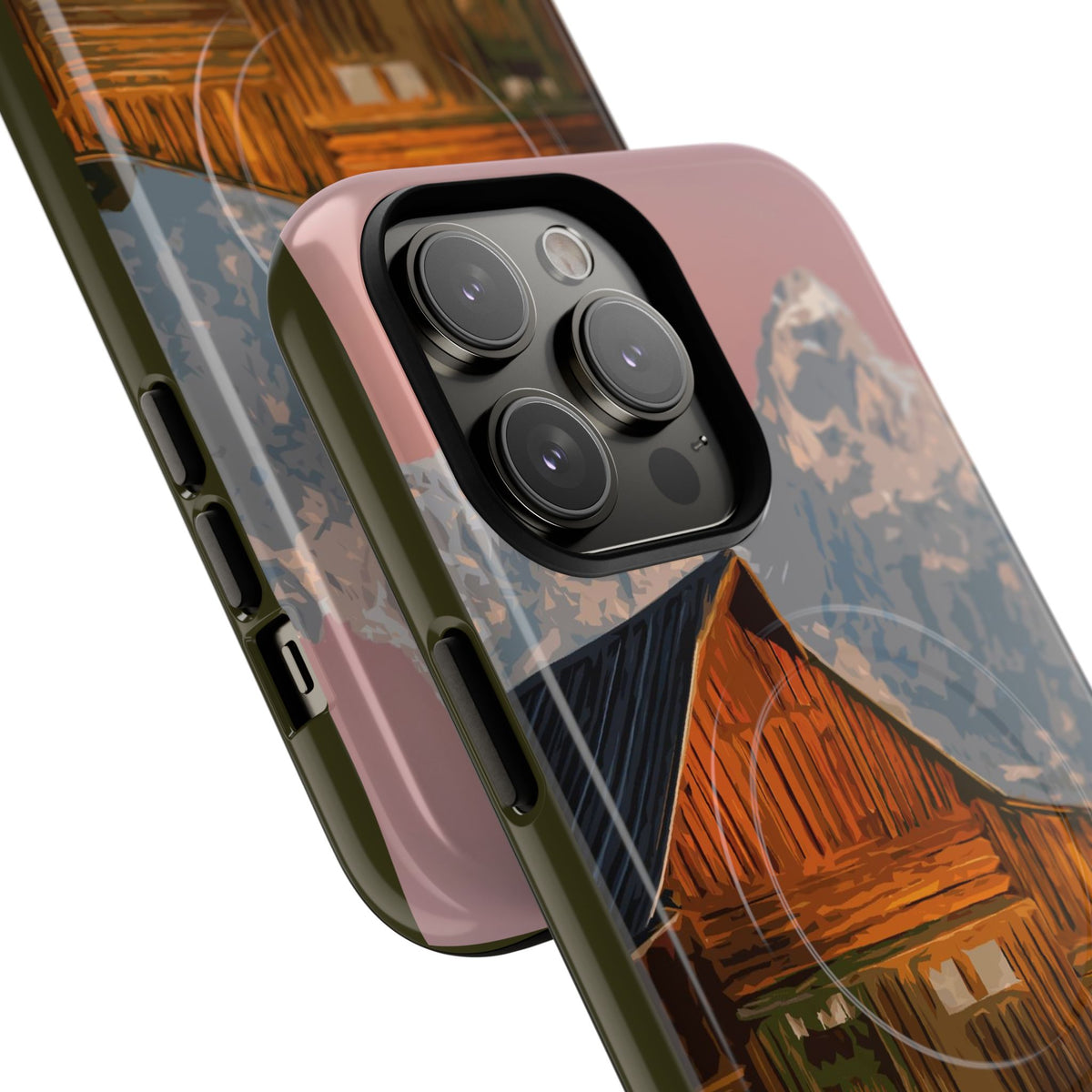 Grand Teton National Park iPhone Case with MagSafe - Moulton Barn