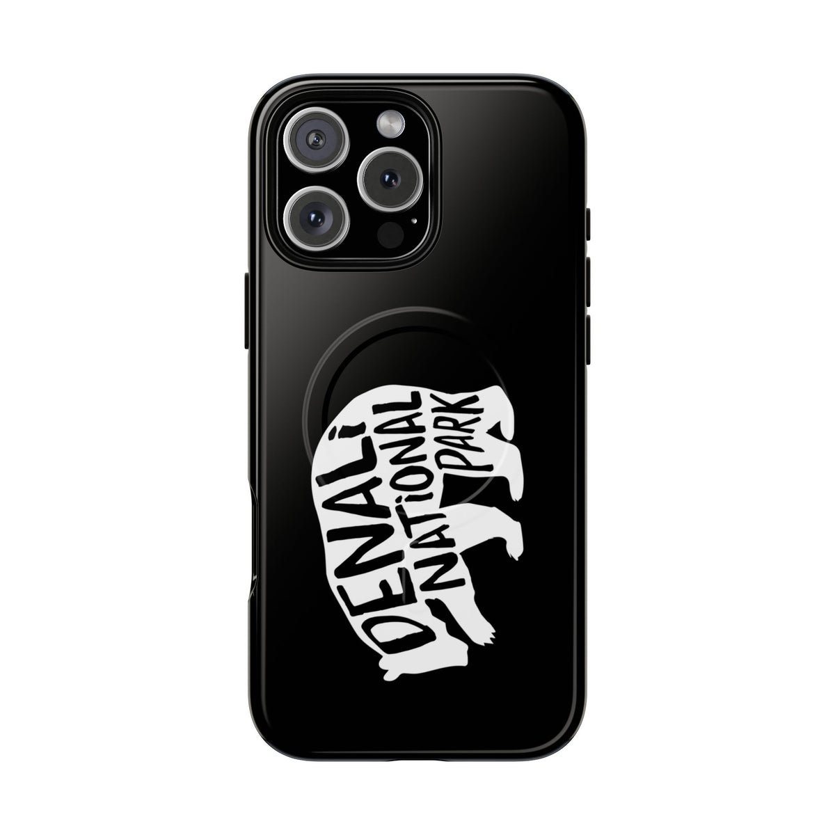 Denali National Park iPhone Case with MagSafe - Grizzly Bear Design