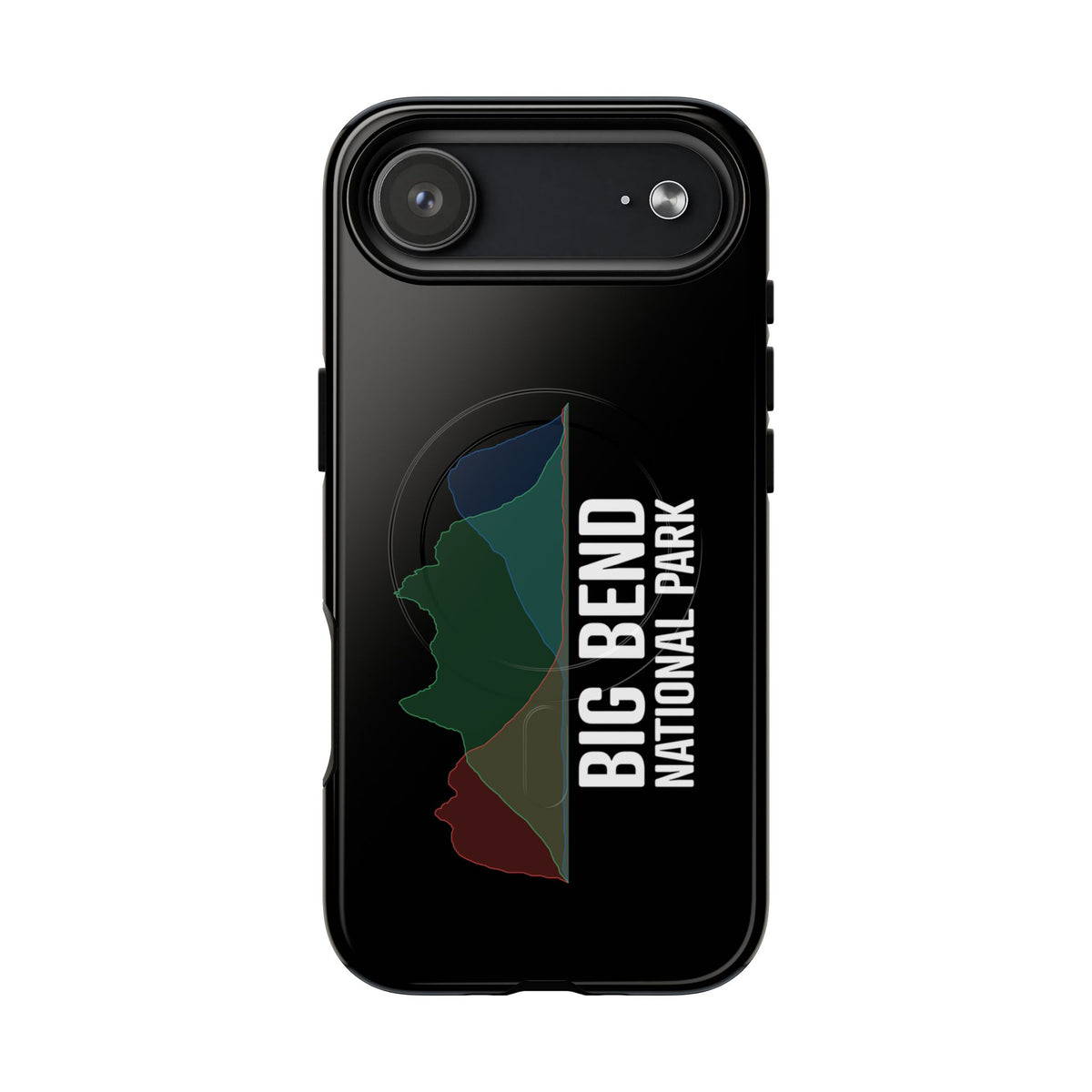 Big Bend National Park iPhone Case with MagSafe - Histogram Design