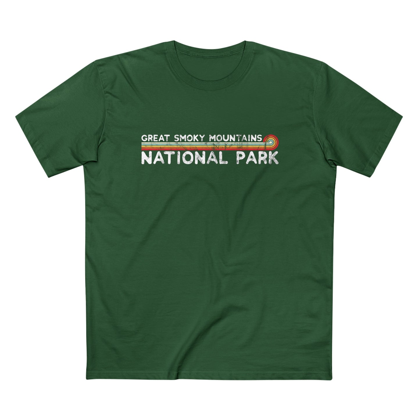 Great Smoky Mountains National Park T-Shirt - Vintage Stretched Sunrise