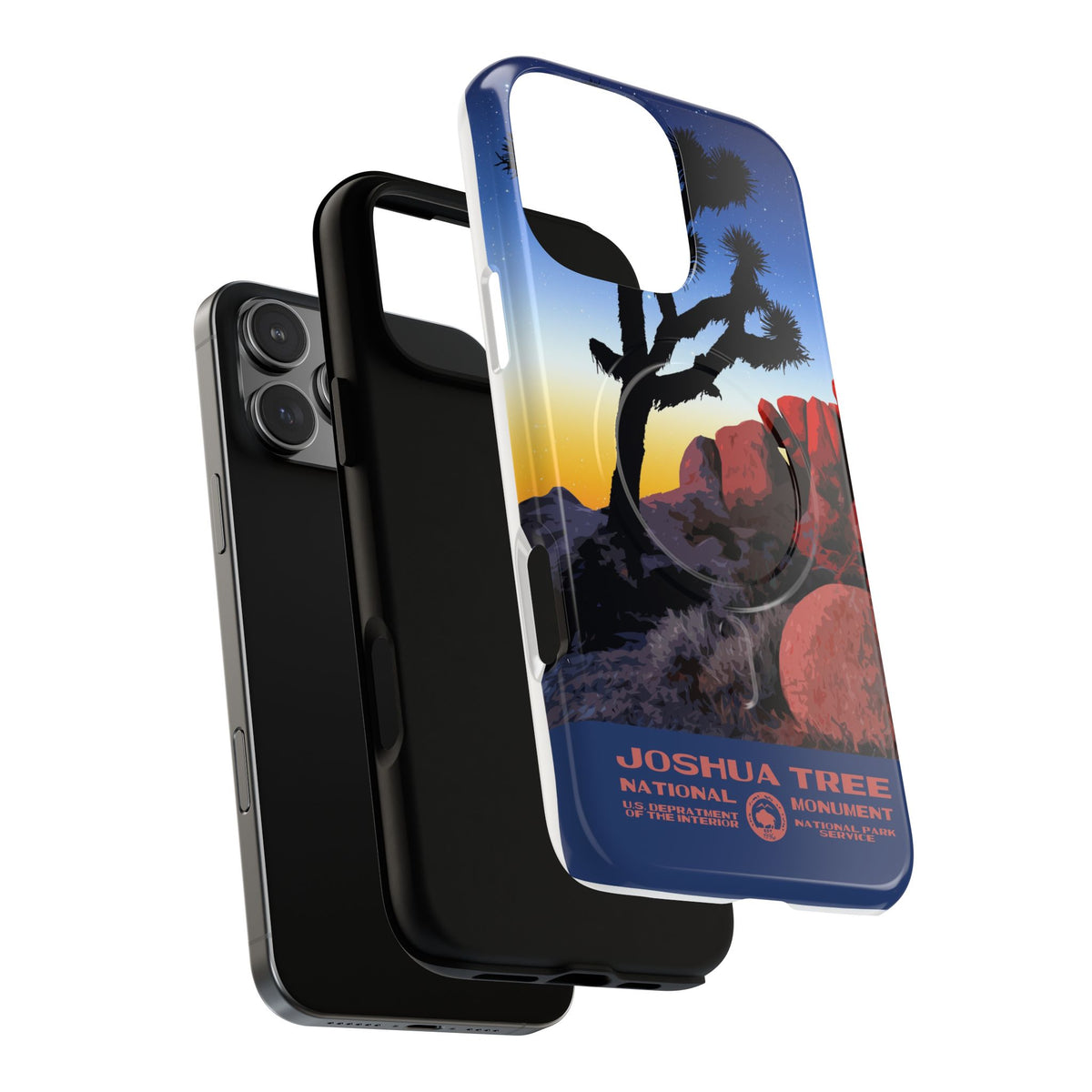Joshua Tree National Park iPhone Case with MagSafe - Night