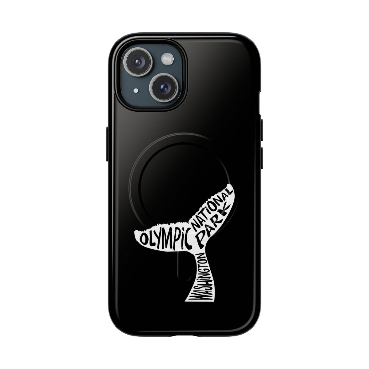 Olympic National Park iPhone Case with MagSafe - Humpback Whale Tail Design