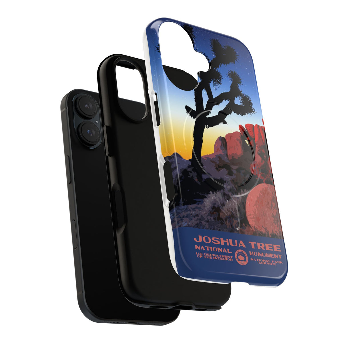 Joshua Tree National Park iPhone Case with MagSafe - Night