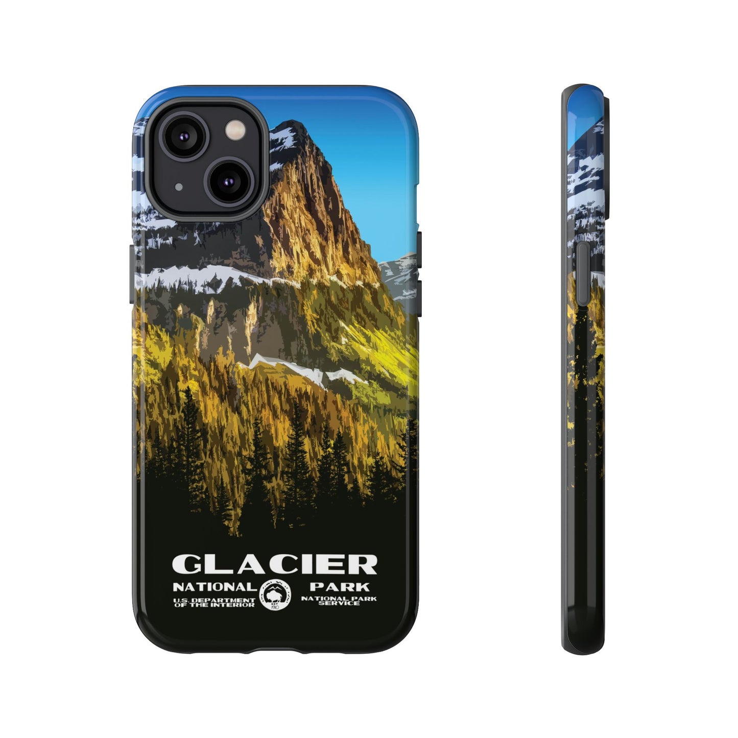 Glacier National Park Phone Case - WPA Style