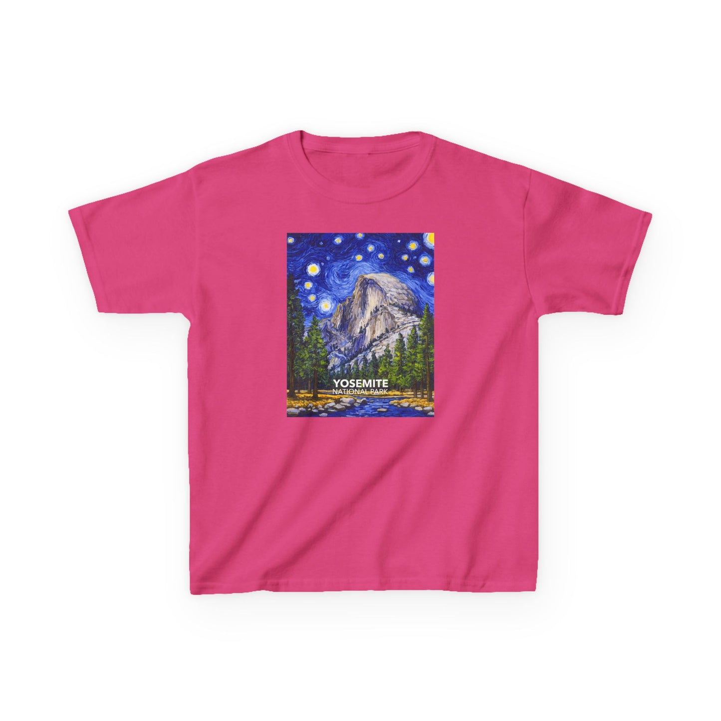 Yosemite National Park Child T-Shirt - The Starry Night
