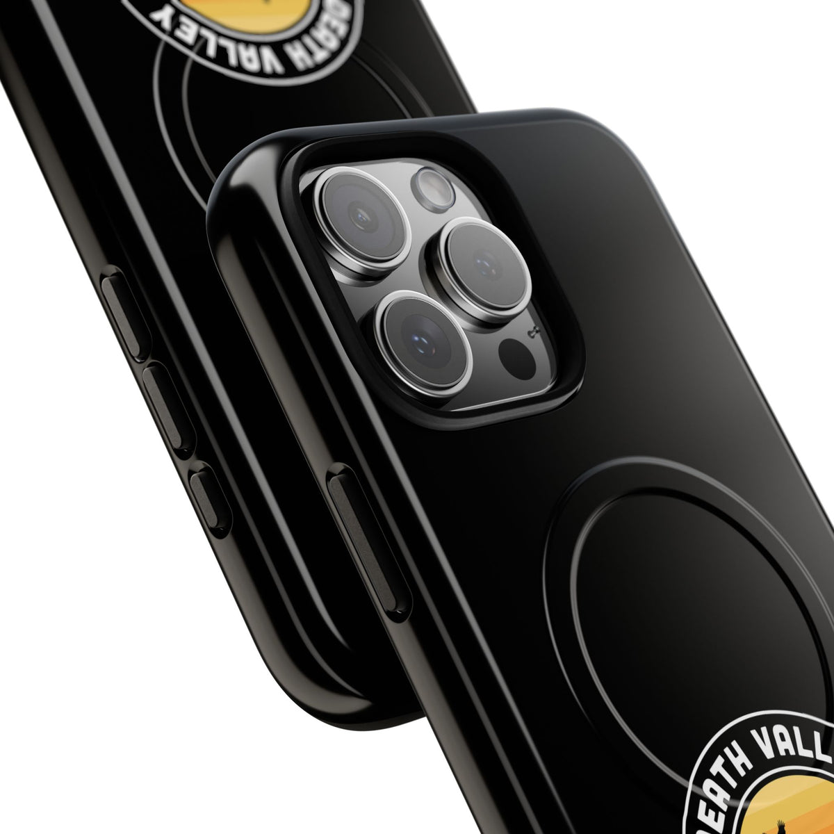 Death Valley National Park iPhone Case with MagSafe - Round Emblem Design