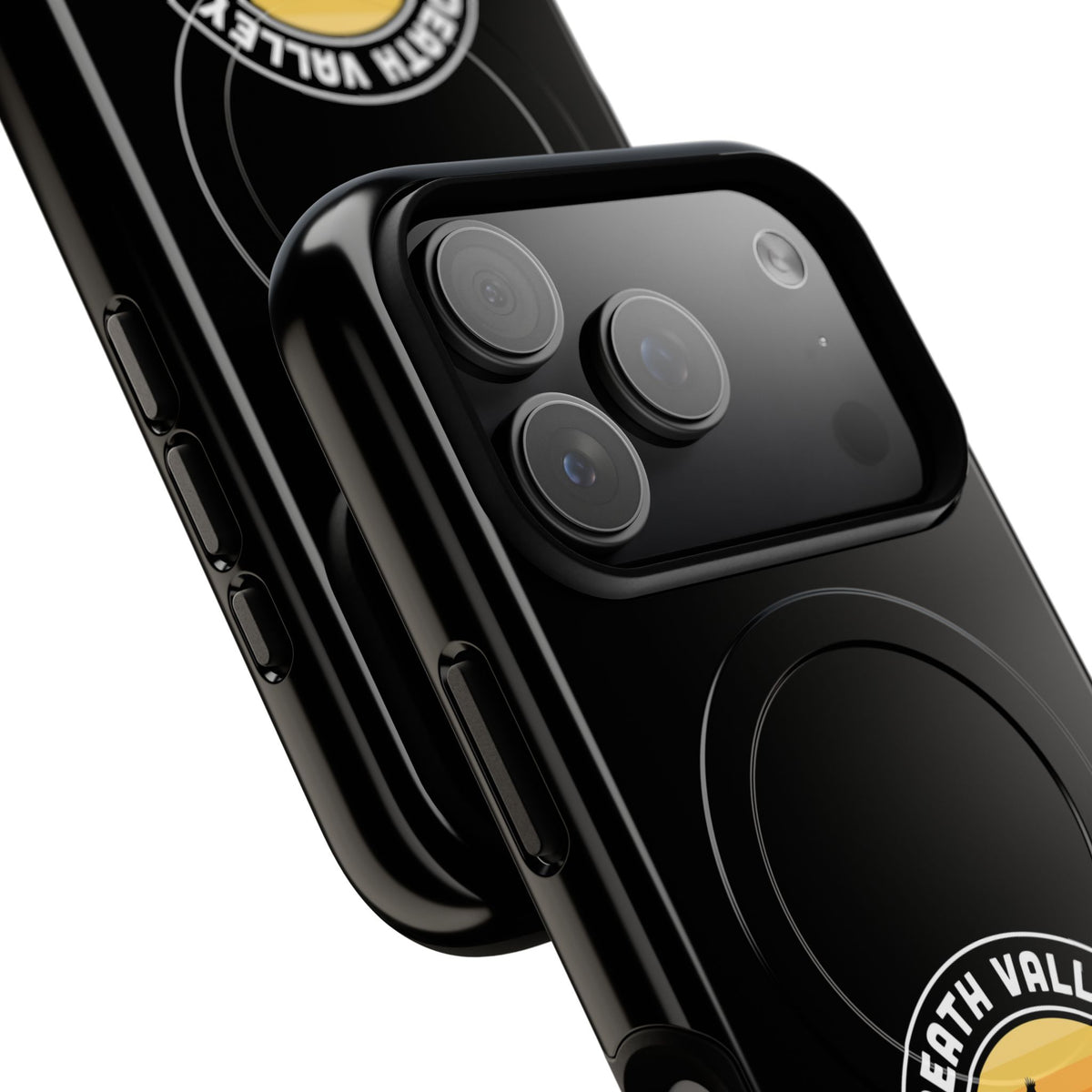 Death Valley National Park iPhone Case with MagSafe - Round Emblem Design