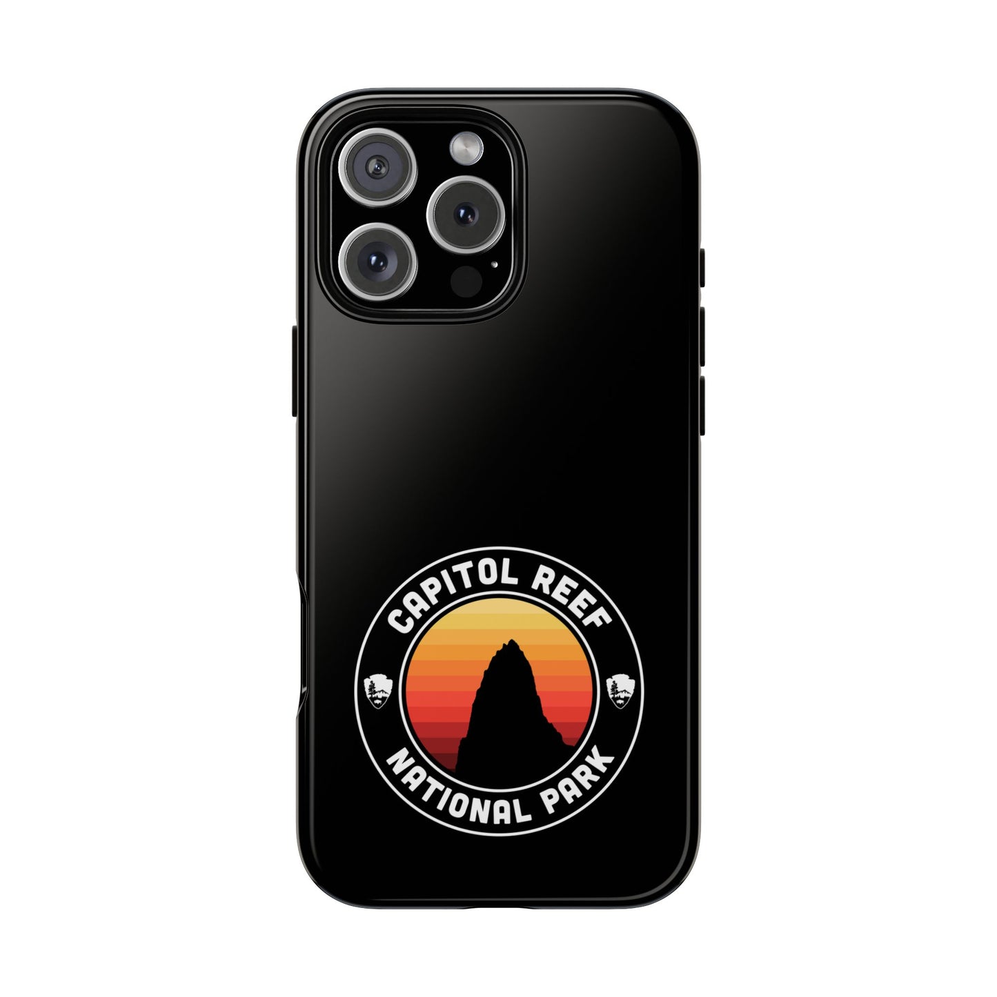 Capitol Reef National Park Phone Case - Round Emblem Design