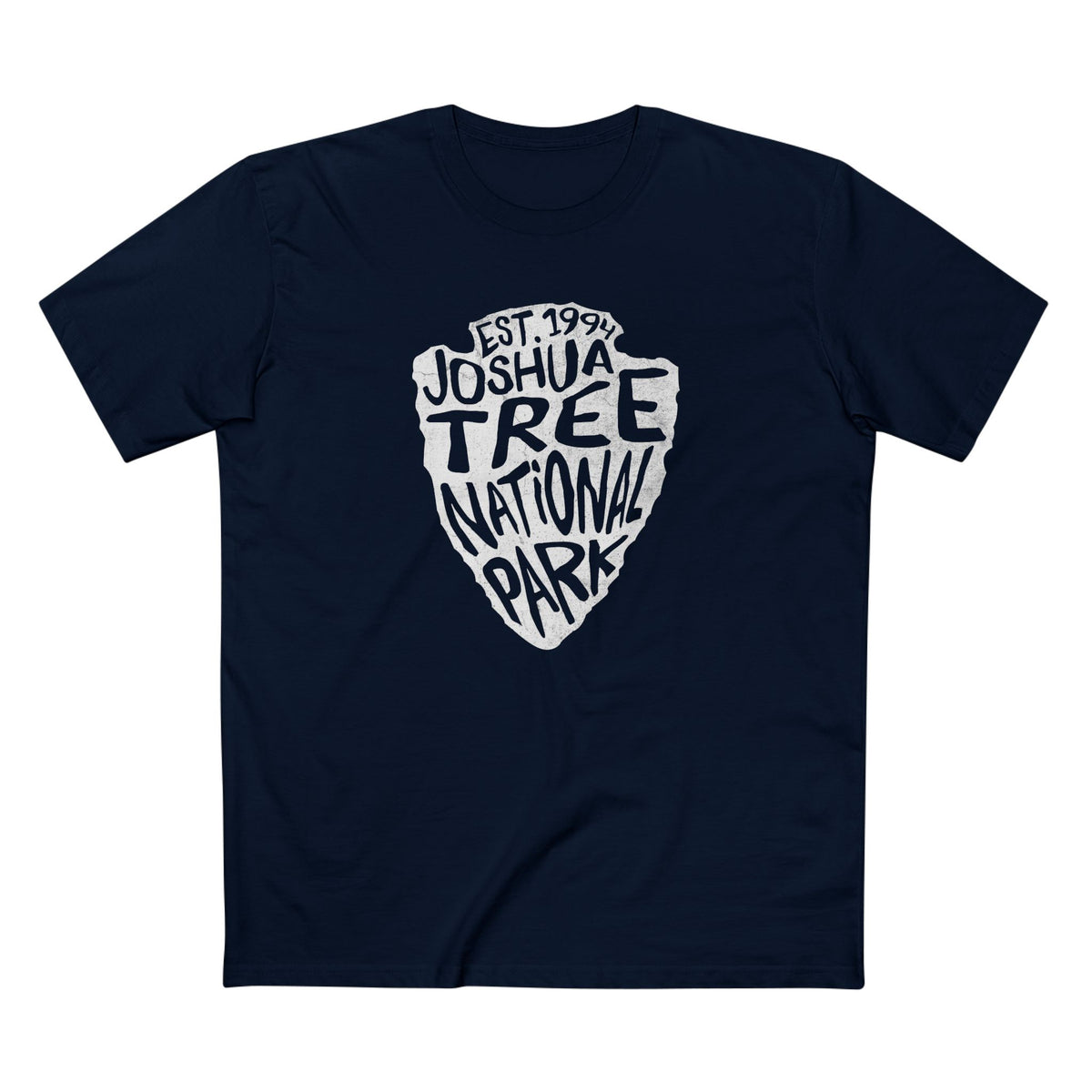 Joshua Tree National Park T-Shirt - Arrowhead Design in Navy
