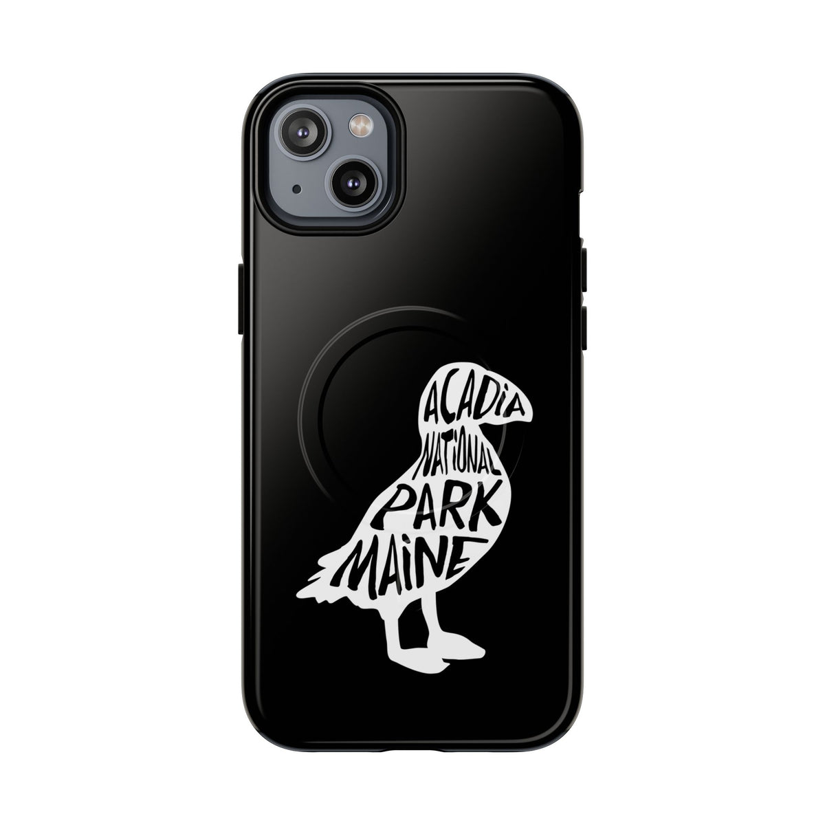 Acadia National Park iPhone Case with MagSafe - Puffin Design