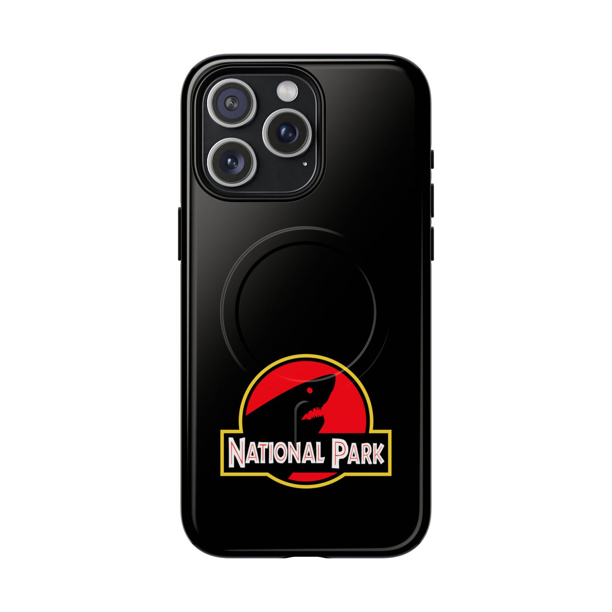 Shark National Park iPhone Case with MagSafe - Parody Logo