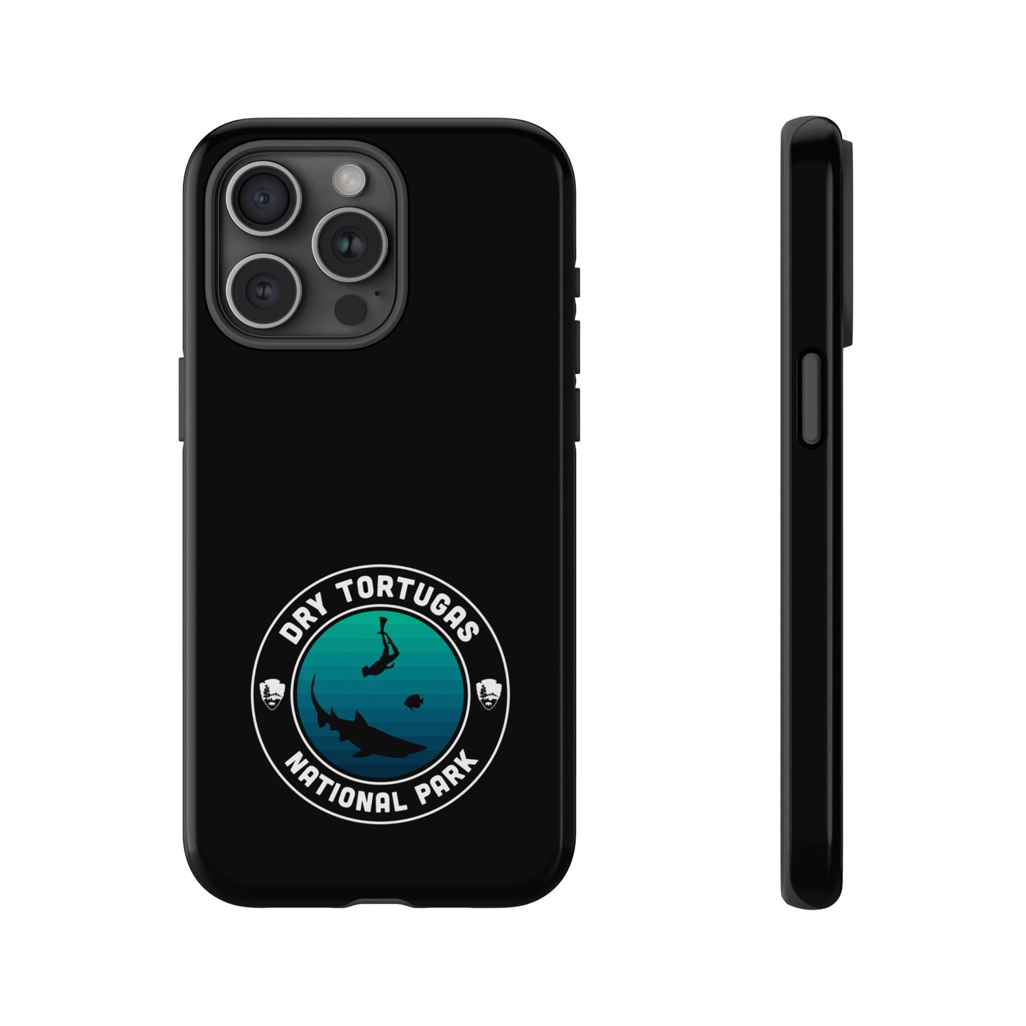Dry Tortugas National Park Phone Case - Round Emblem Design